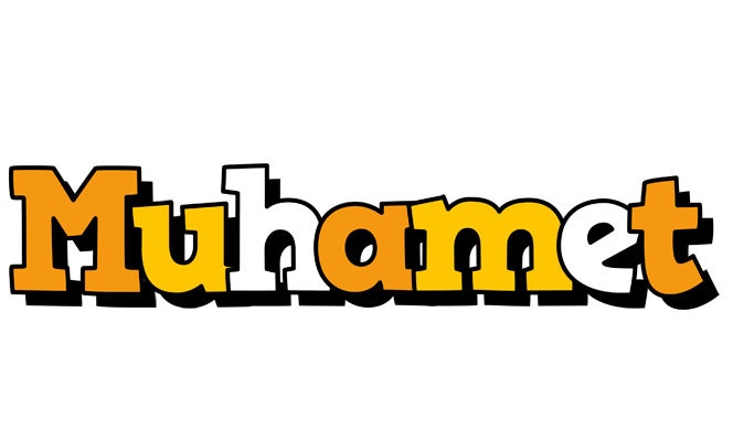 Muhamet cartoon logo