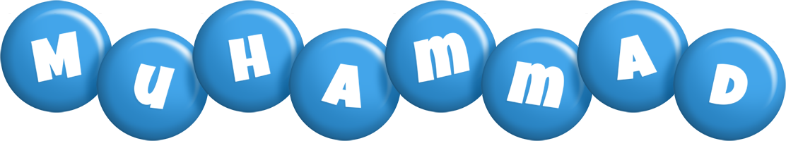 Muhammad candy-blue logo