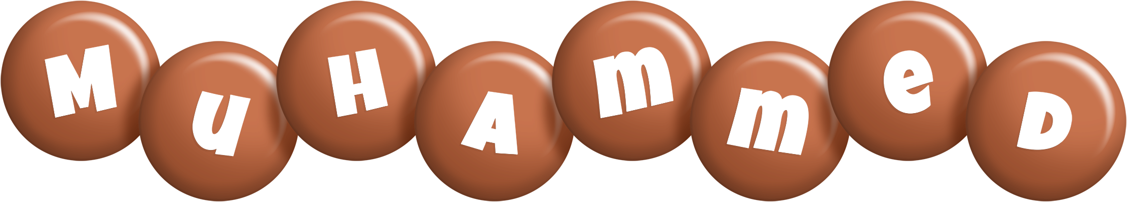 Muhammed candy-brown logo