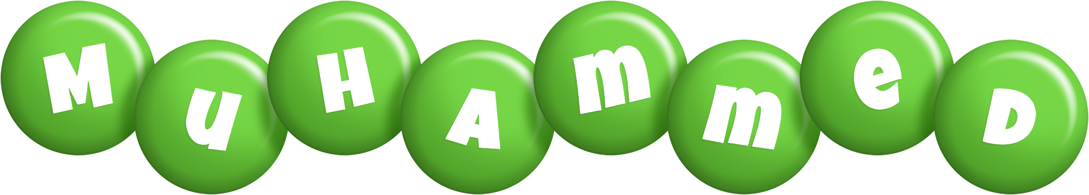Muhammed candy-green logo