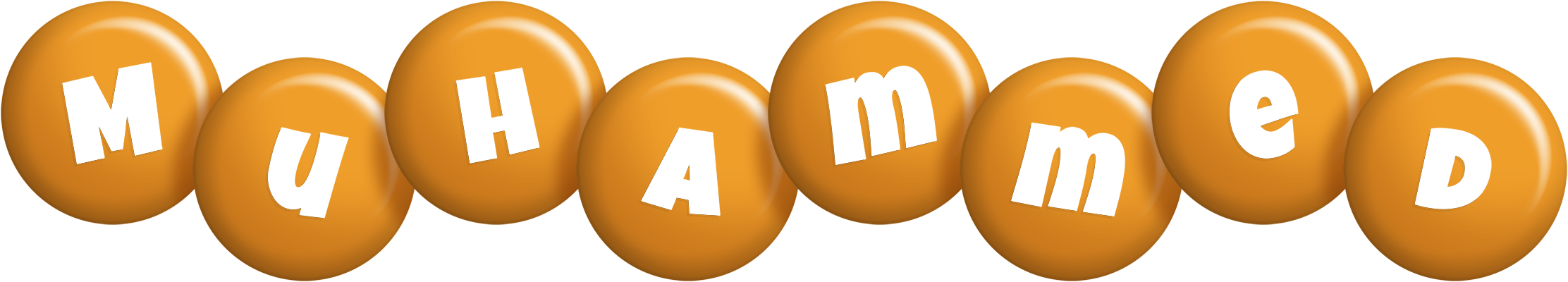 Muhammed candy-orange logo