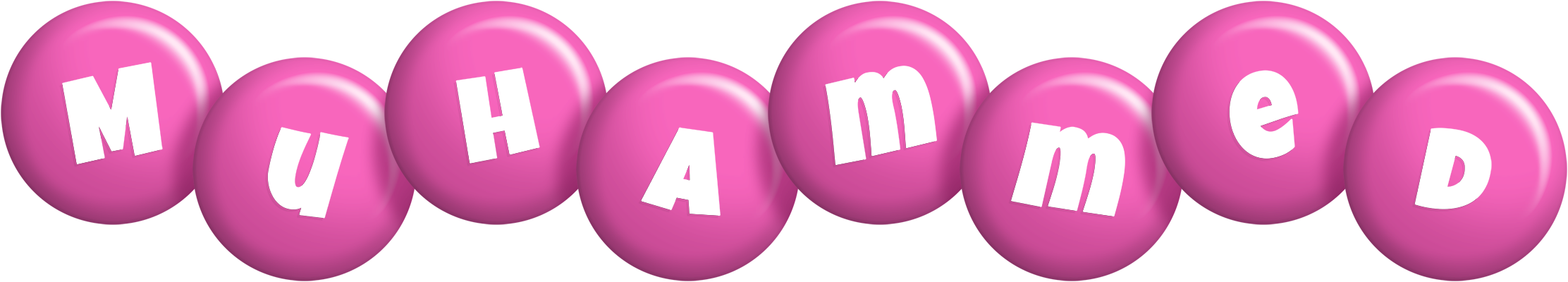 Muhammed candy-pink logo