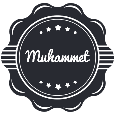 Muhammet badge logo