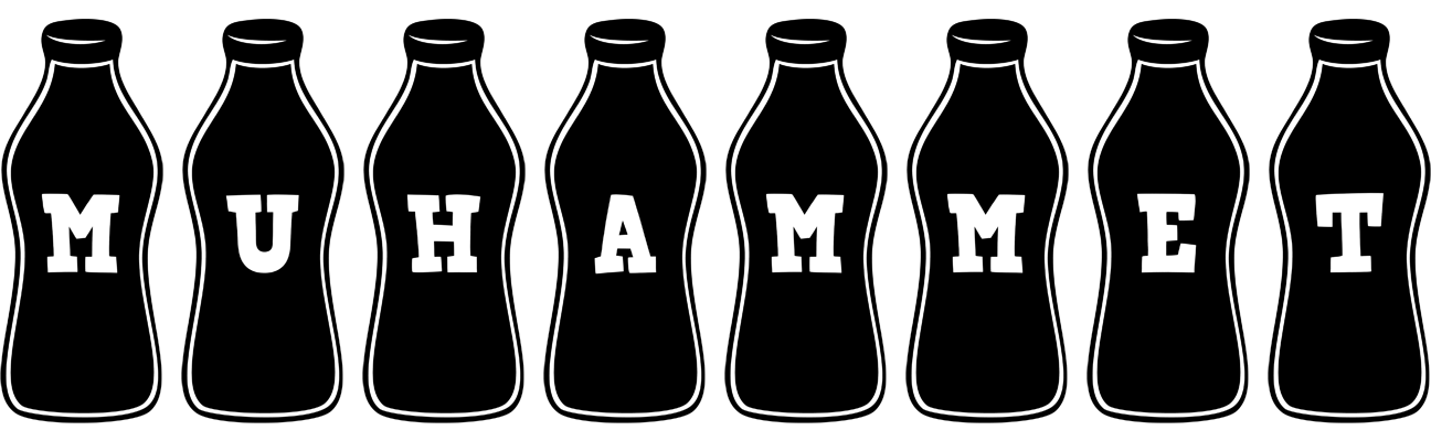 Muhammet bottle logo