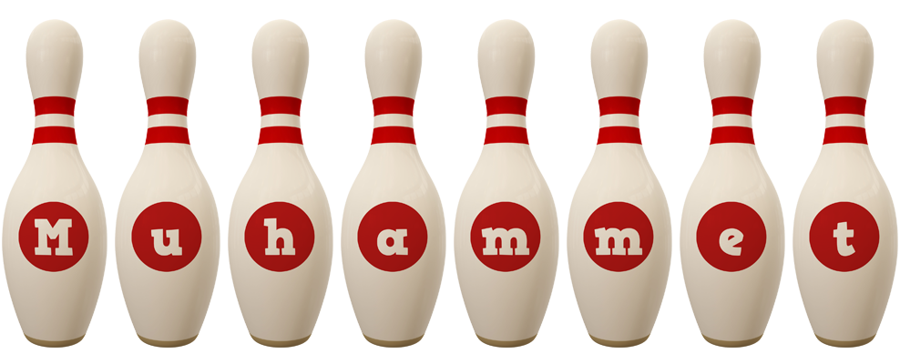 Muhammet bowling-pin logo