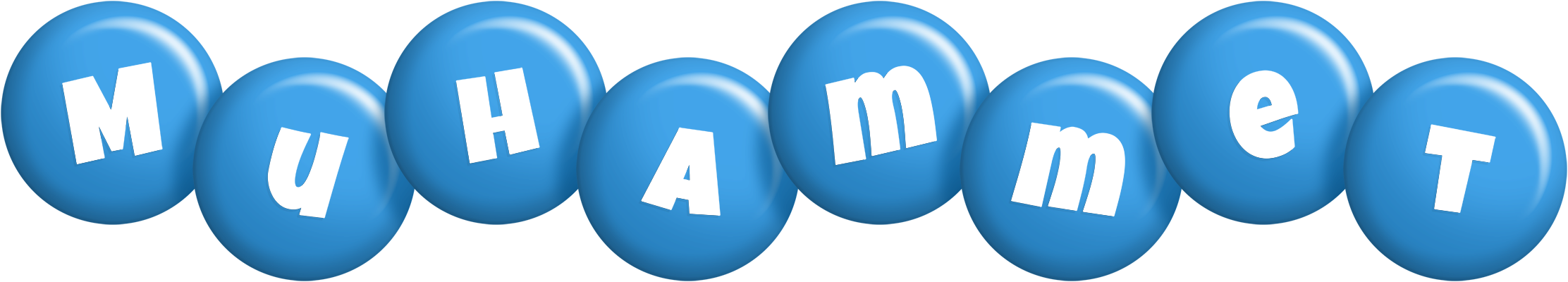 Muhammet candy-blue logo