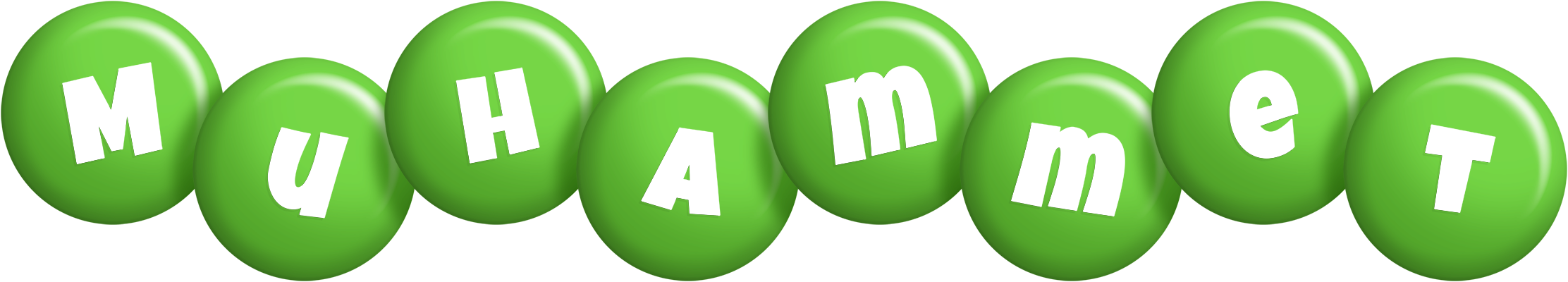 Muhammet candy-green logo