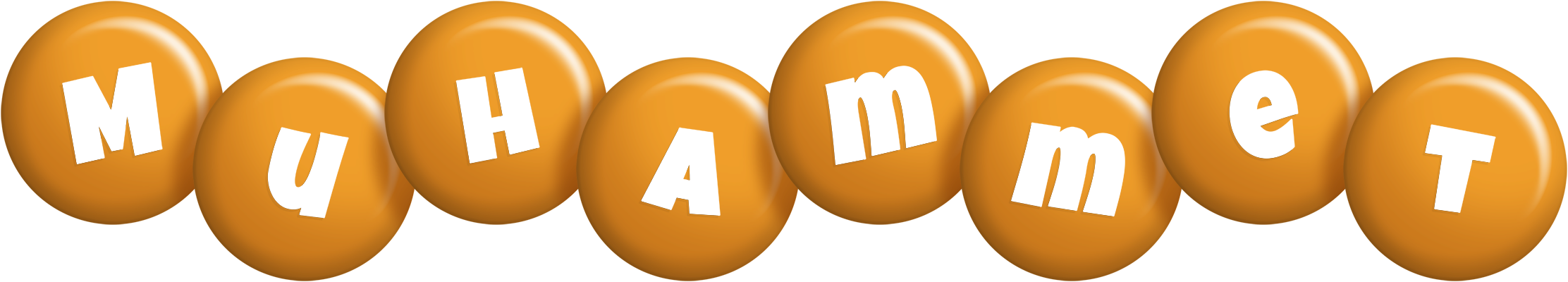 Muhammet candy-orange logo