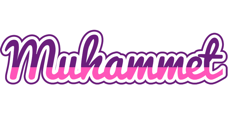 Muhammet cheerful logo
