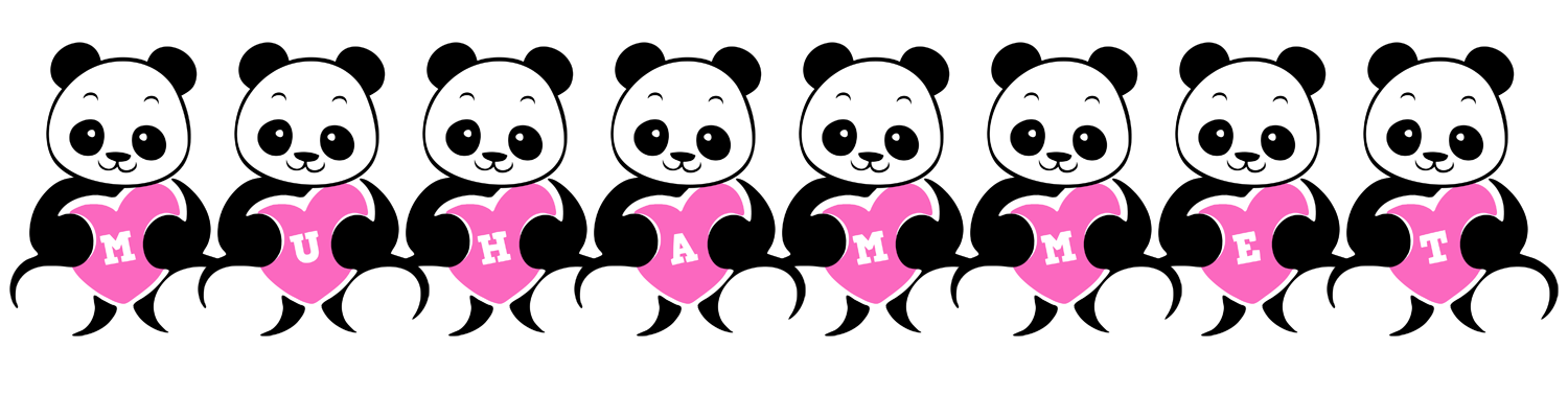 Muhammet love-panda logo