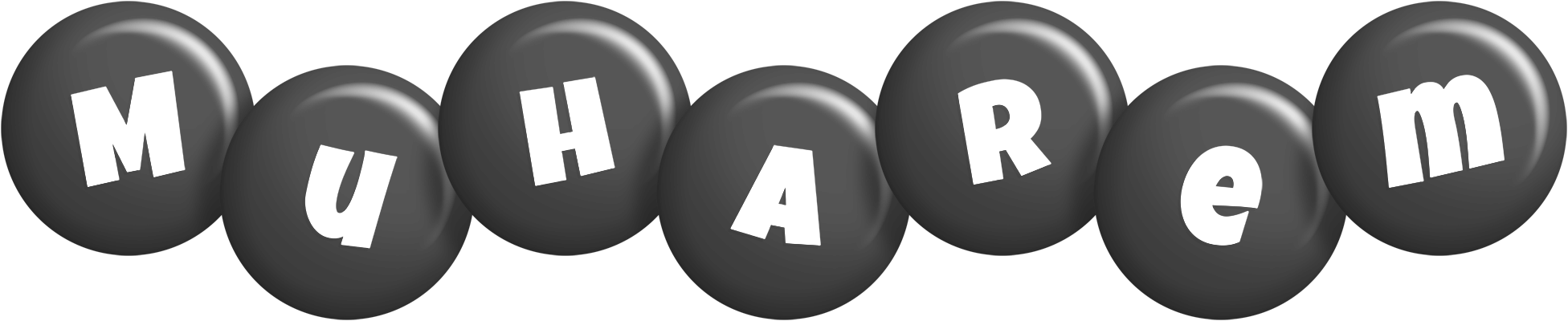 Muharem candy-black logo