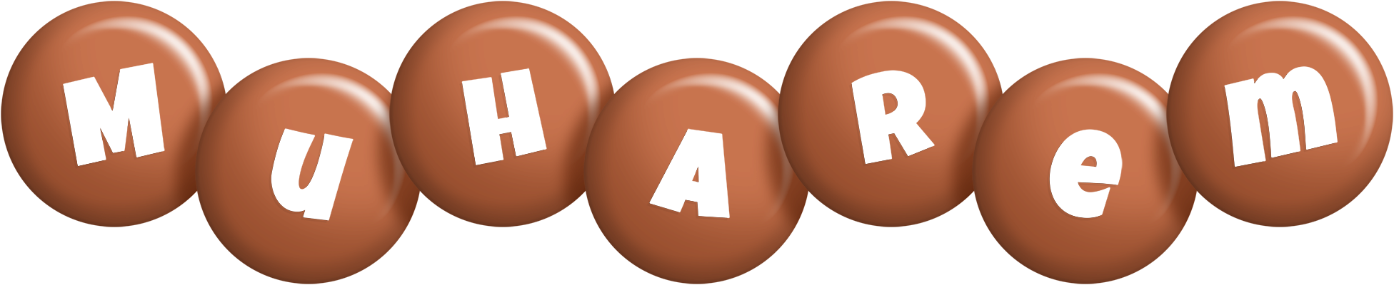 Muharem candy-brown logo