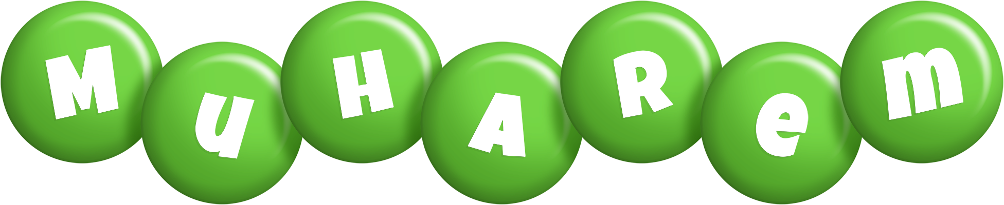 Muharem candy-green logo