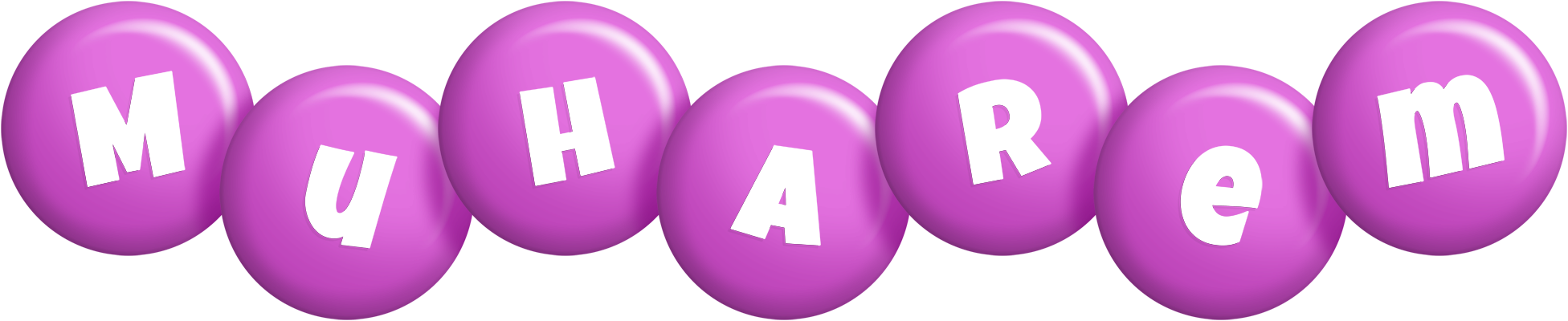 Muharem candy-purple logo