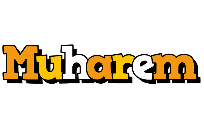 Muharem cartoon logo