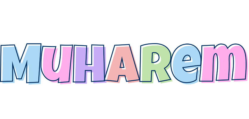 Muharem pastel logo