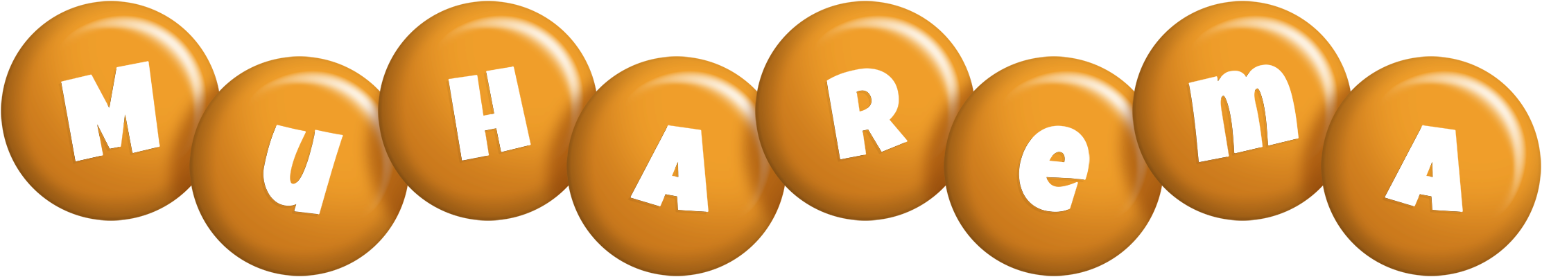 Muharema candy-orange logo