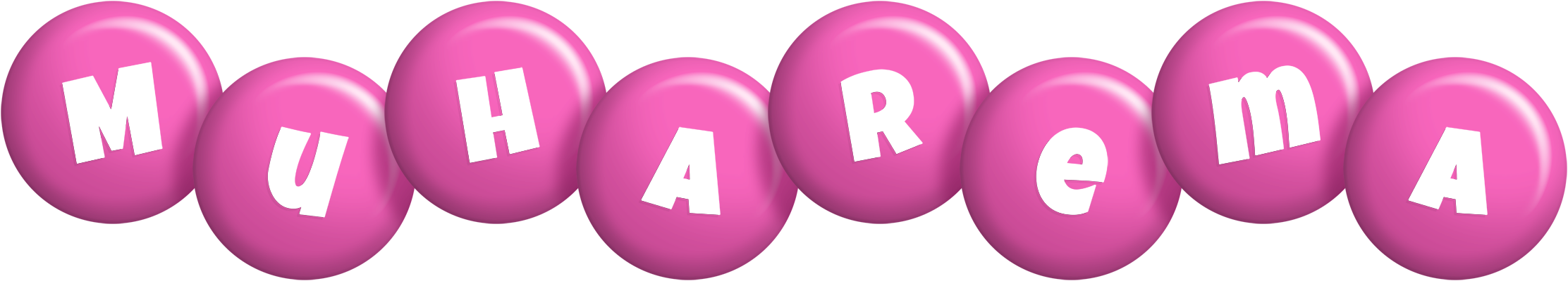 Muharema candy-pink logo