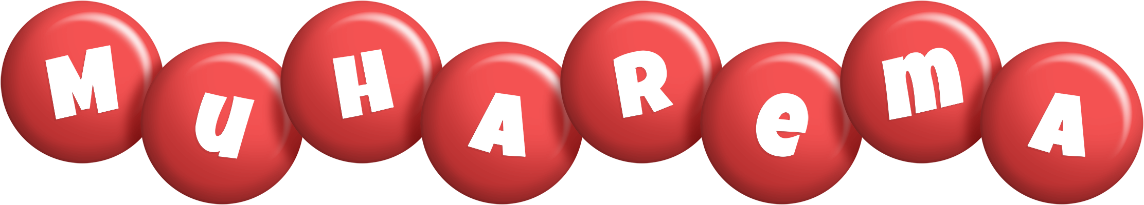 Muharema candy-red logo