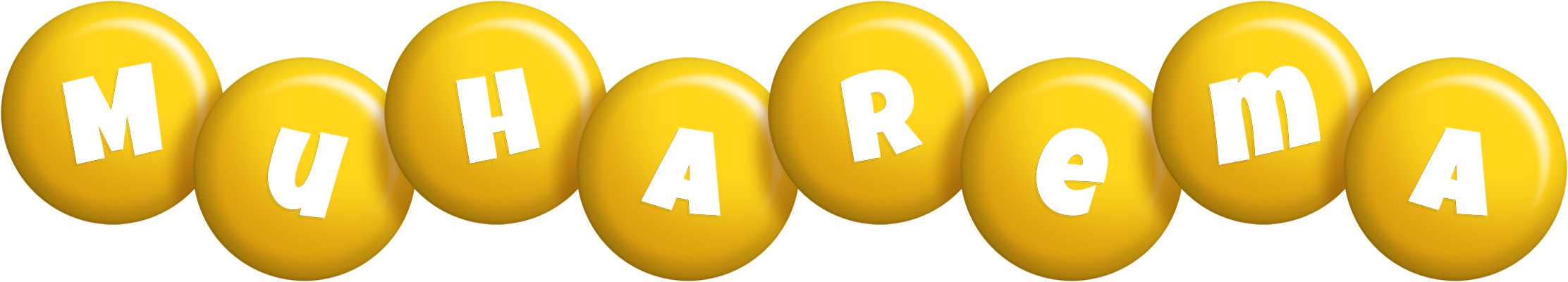 Muharema candy-yellow logo