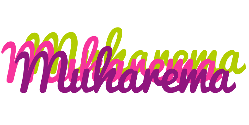 Muharema flowers logo