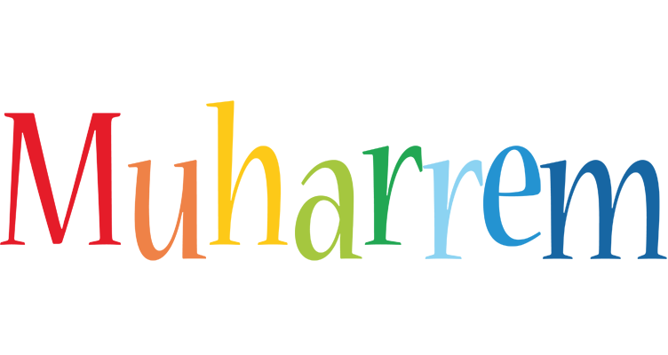 Muharrem birthday logo