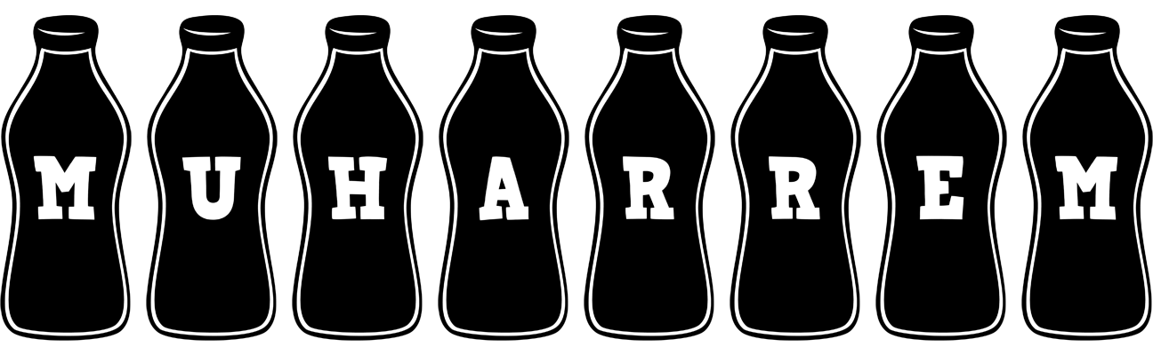 Muharrem bottle logo