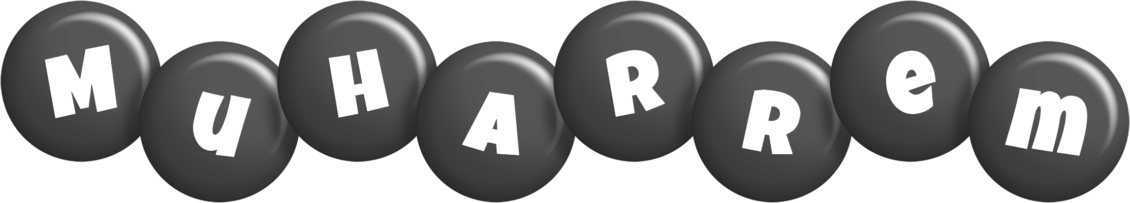 Muharrem candy-black logo