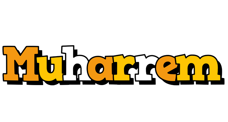 Muharrem cartoon logo