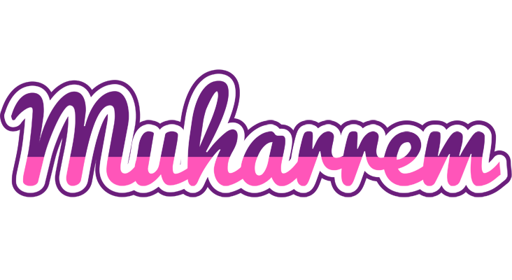 Muharrem cheerful logo