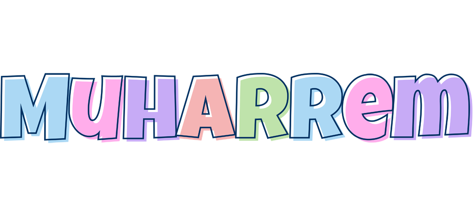 Muharrem pastel logo