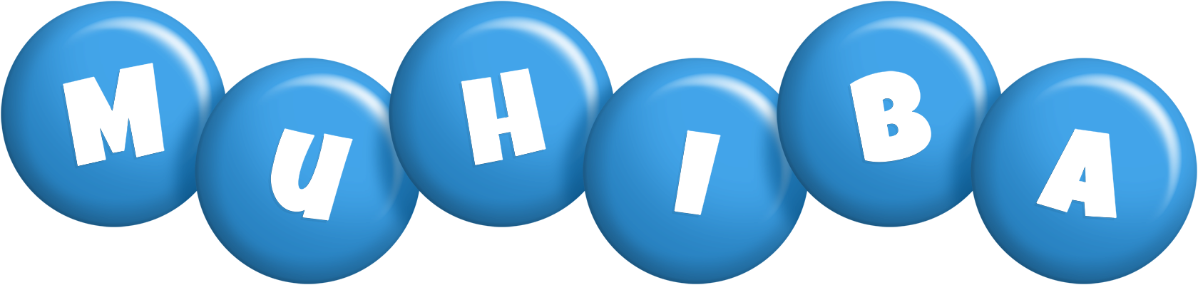Muhiba candy-blue logo