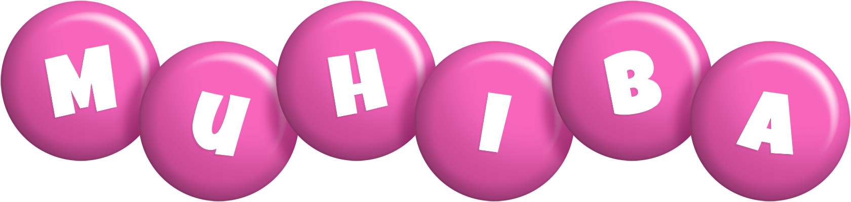 Muhiba candy-pink logo