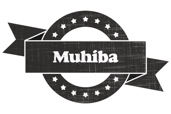 Muhiba grunge logo