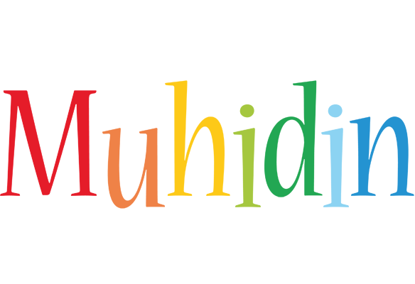 Muhidin birthday logo