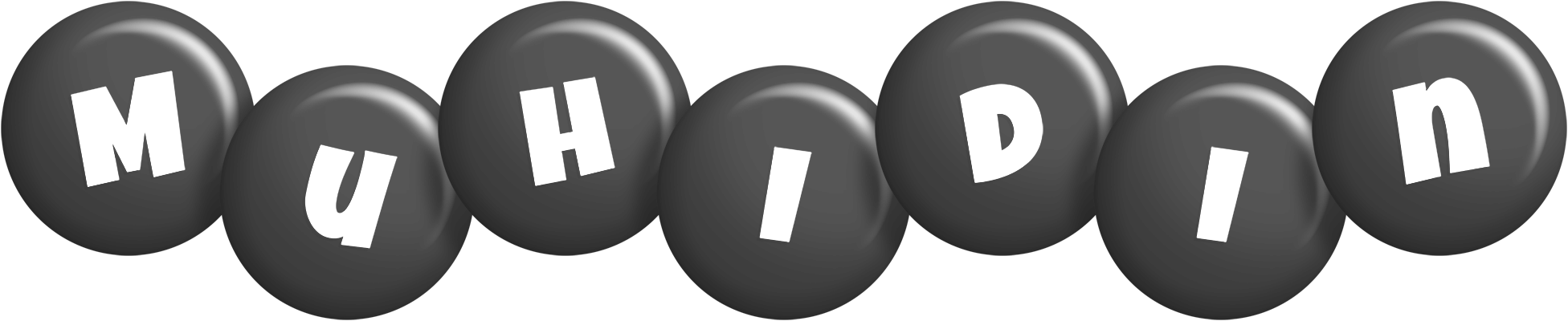 Muhidin candy-black logo