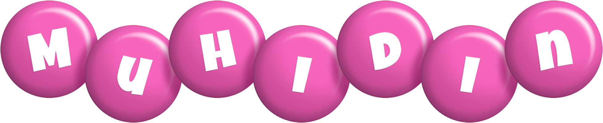 Muhidin candy-pink logo