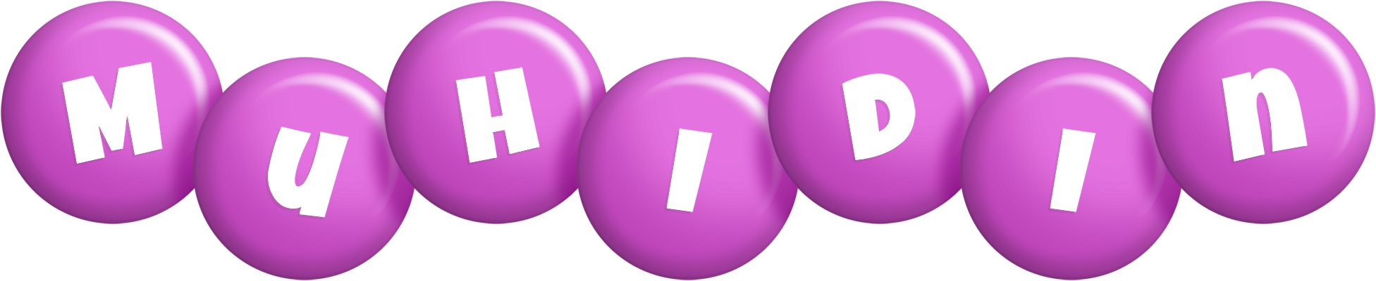 Muhidin candy-purple logo
