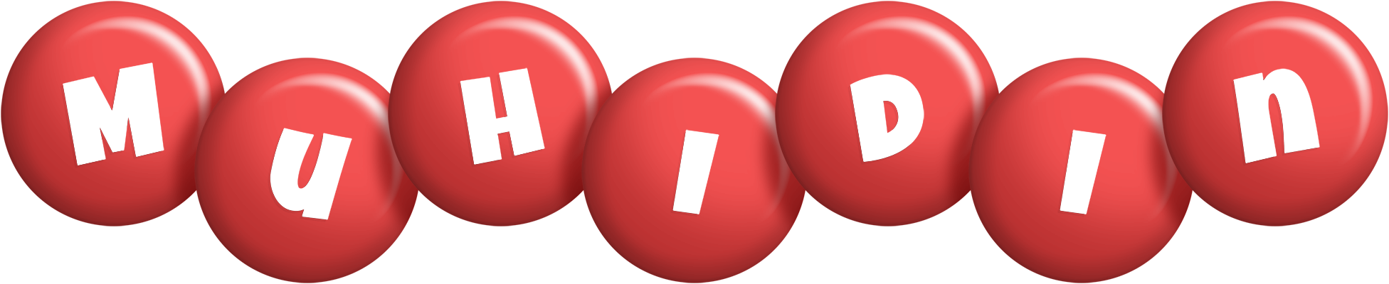 Muhidin candy-red logo