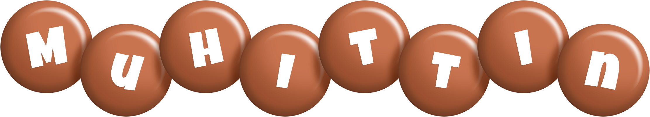 Muhittin candy-brown logo