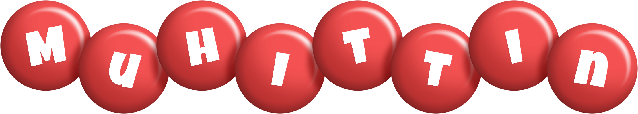 Muhittin candy-red logo