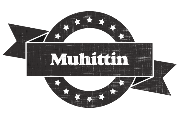 Muhittin grunge logo