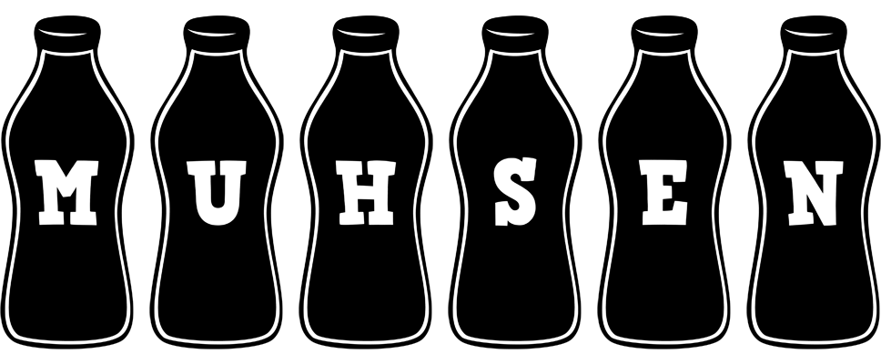 Muhsen bottle logo