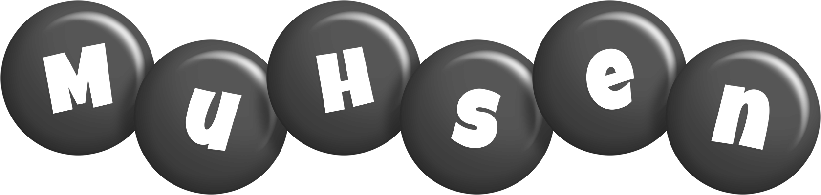 Muhsen candy-black logo