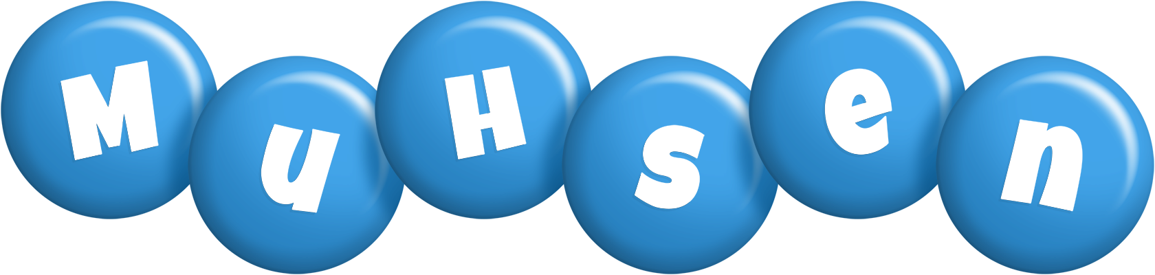 Muhsen candy-blue logo