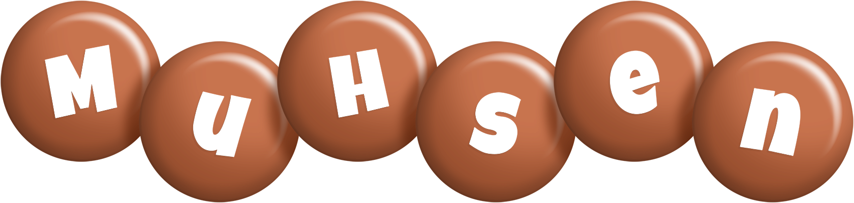 Muhsen candy-brown logo