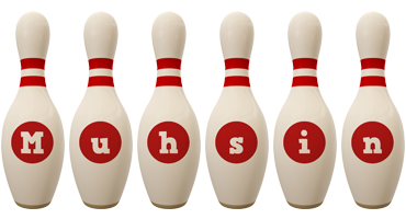 Muhsin bowling-pin logo