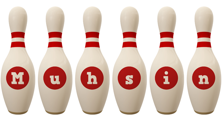 Muhsin bowling-pin logo