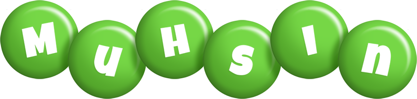 Muhsin candy-green logo