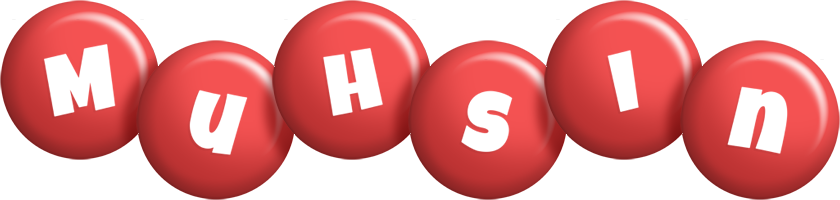 Muhsin candy-red logo